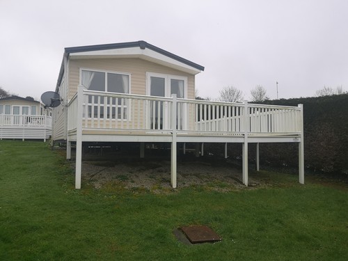 Caravan for hire white - caravan,