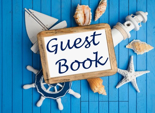 Guest book for your - book:,